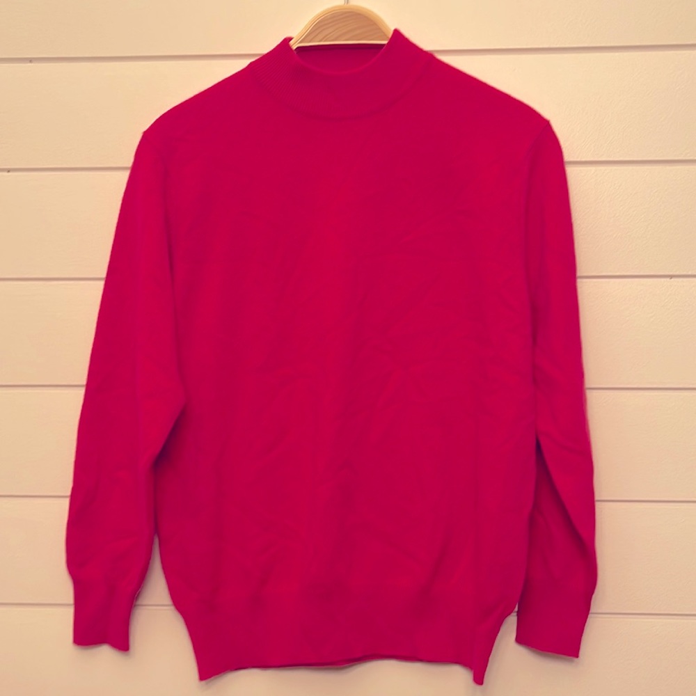 Pink cashmere sweater